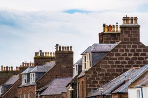 Picture of chimneys and roof tops